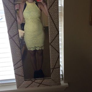 Yellow Lace Dress